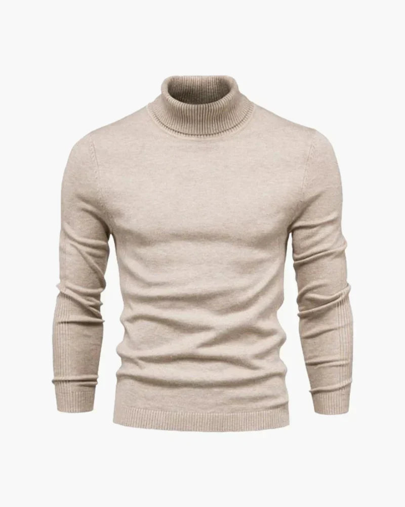 JANGSAN Rollkragenpullover aus Merinowolle