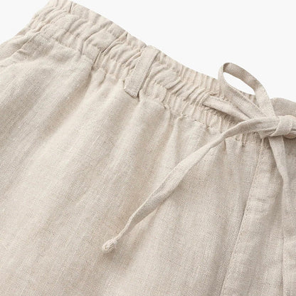 COMO Leinen-Shorts