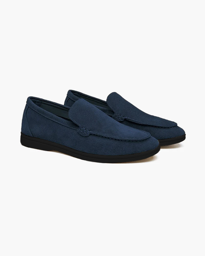 Premium Wildleder-Loafer – Schwarze Sohlen
